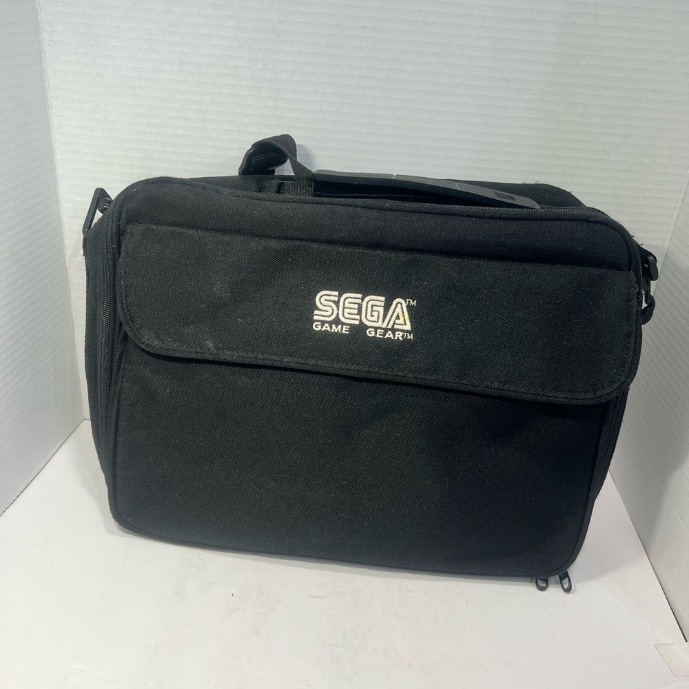SEGA Black Messenger Bag for Men